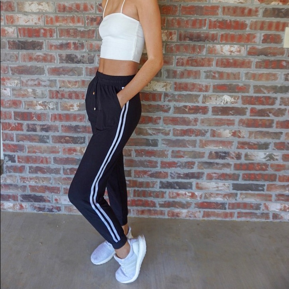 Black joggers
